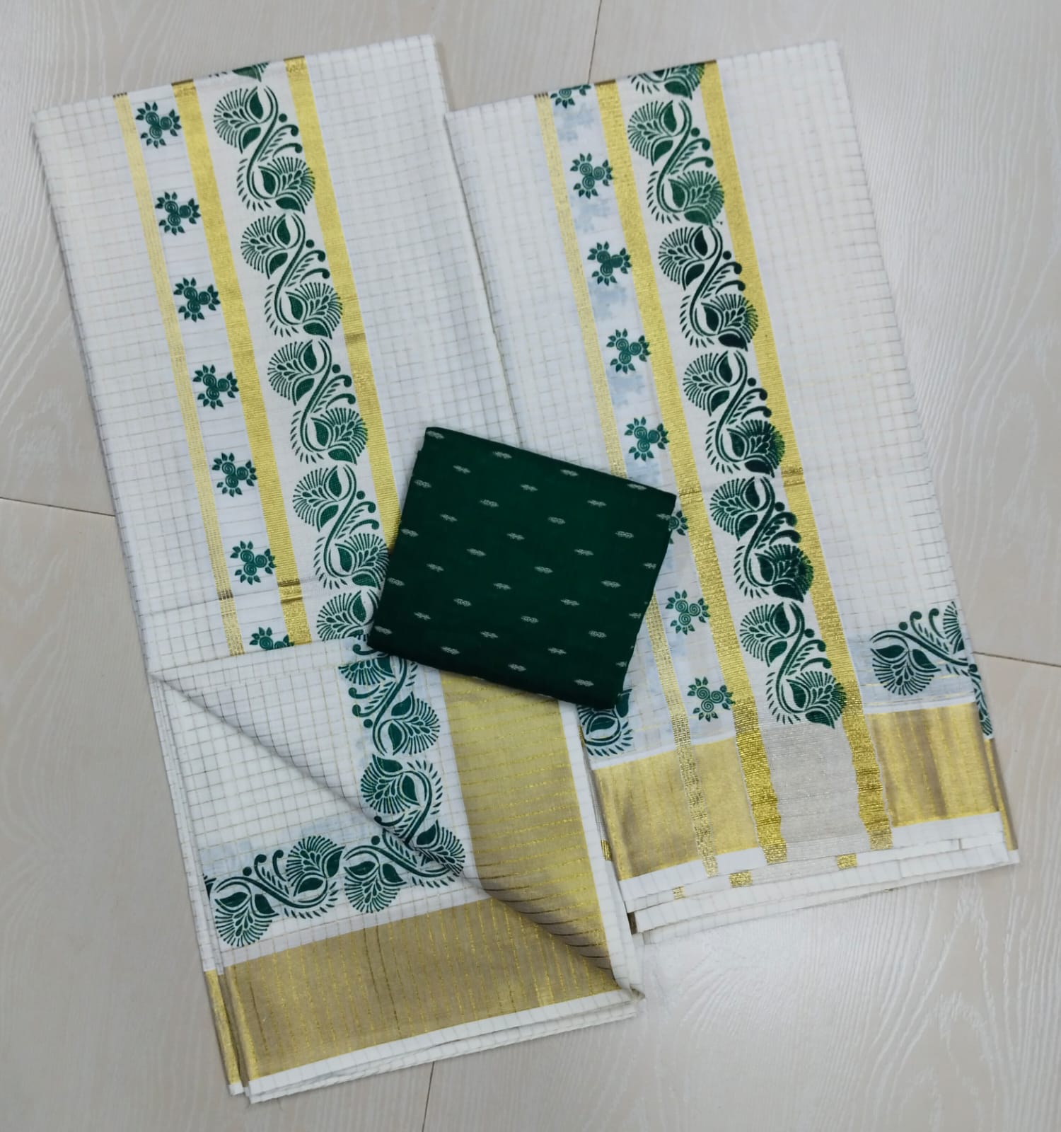 2*3 Checked Fancy Print Set Mund